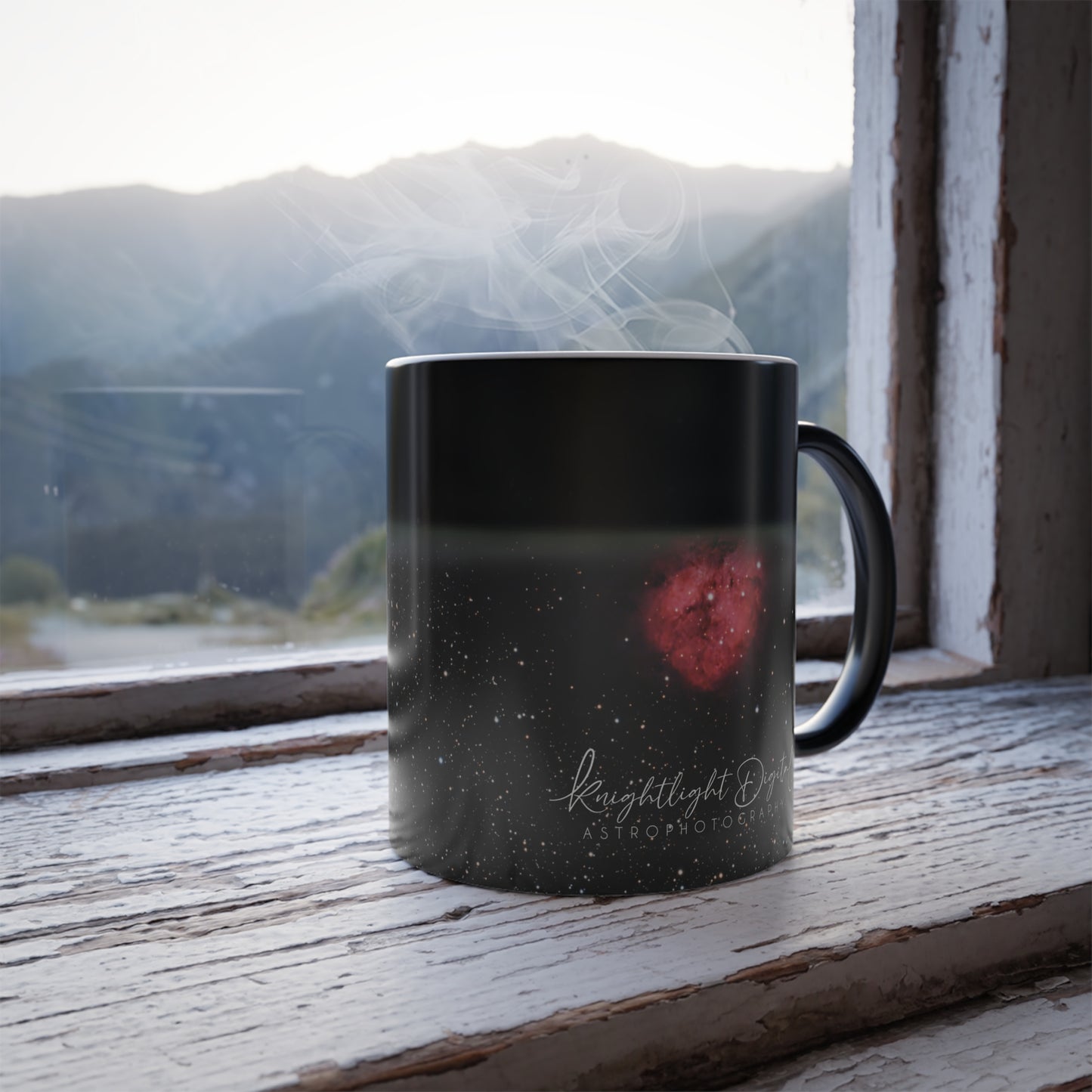 Knightlight Digital Collection #3 - The Cocoon Nebula - Color Morphing Mug