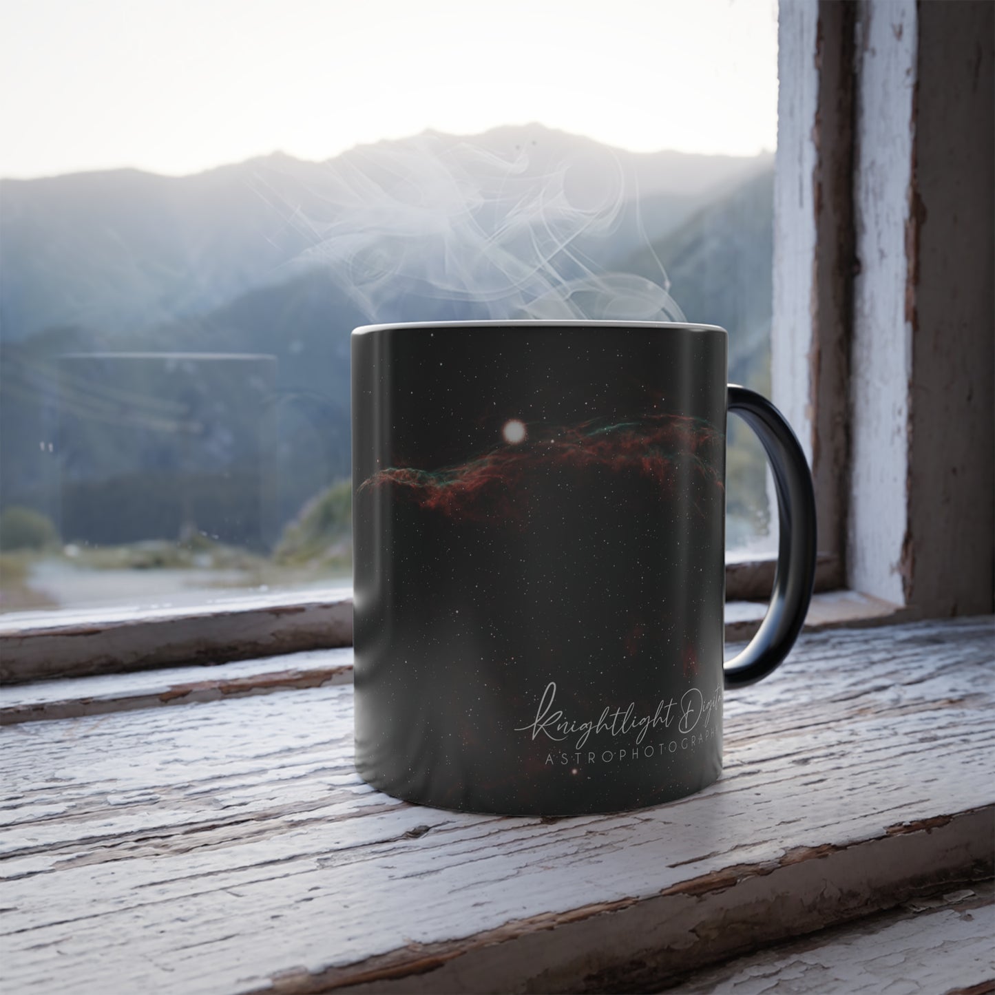Knightlight Digital Collection #5 - The Witch's Broom Nebula - Color Morphing Mug