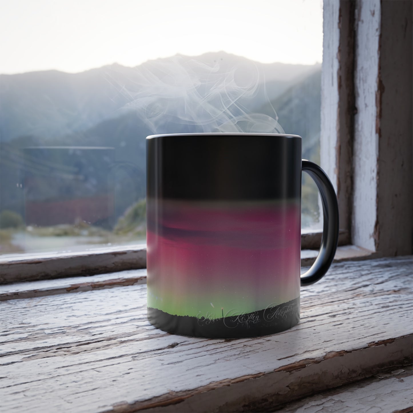 Starxxkitten Collection - Aurora Borealis - Color Changing Mug