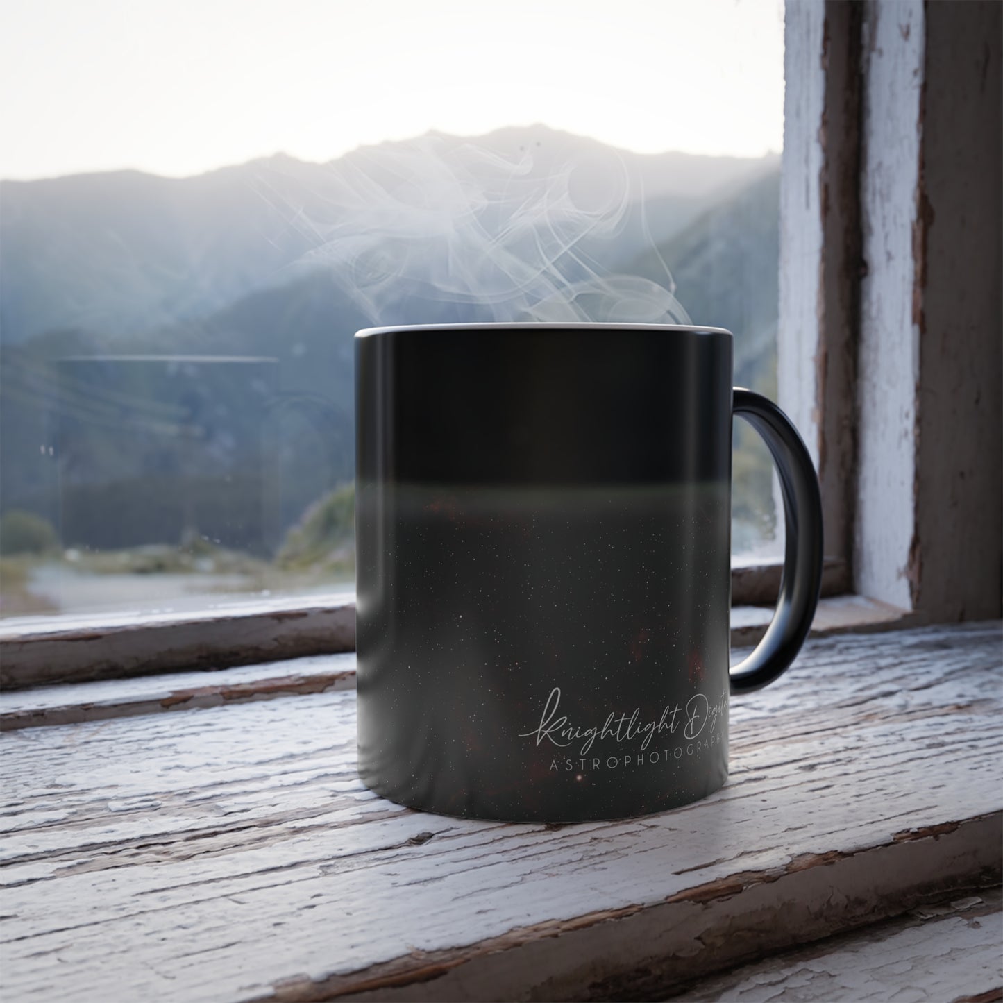 Knightlight Digital Collection #5 - The Witch's Broom Nebula - Color Morphing Mug