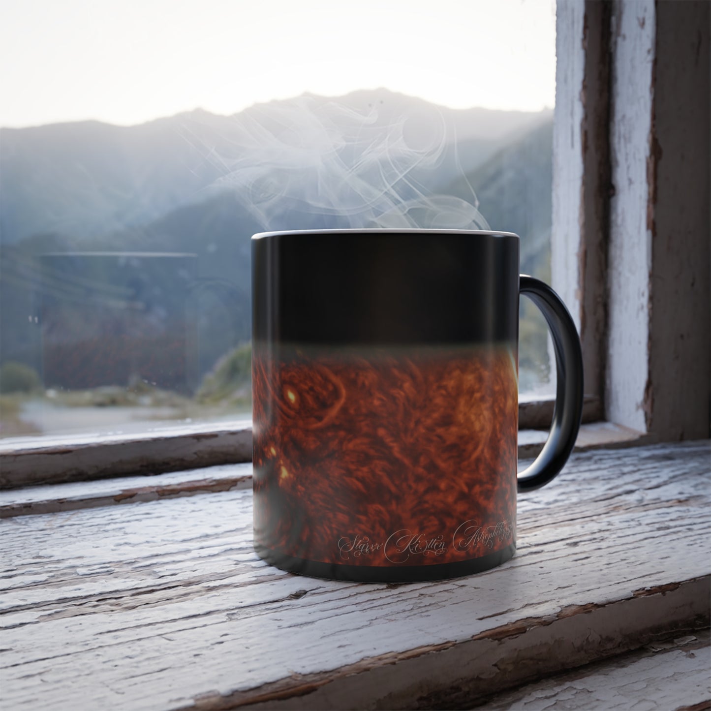 Starxxkitten Collection - The Sun in H Alpha - Color Morphing Mug