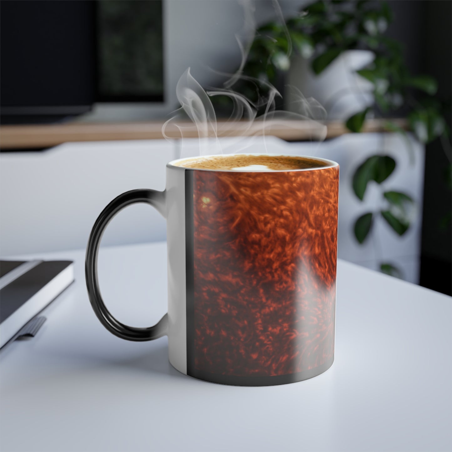 Starxxkitten Collection - The Sun in H Alpha - Color Morphing Mug