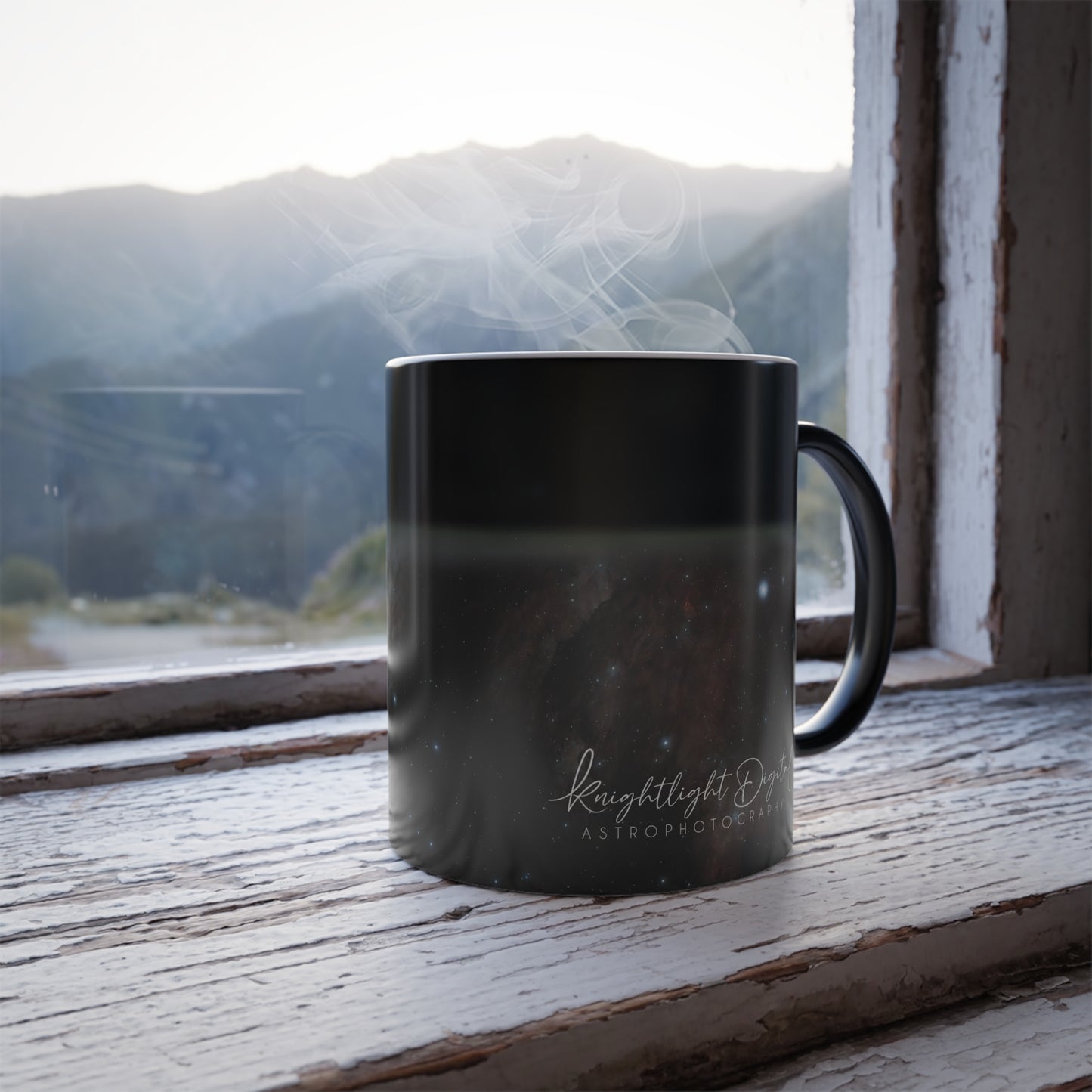 09 - Knightlight Digital Collection #6 - North American-Pelican Nebula - Color Morphing Mug