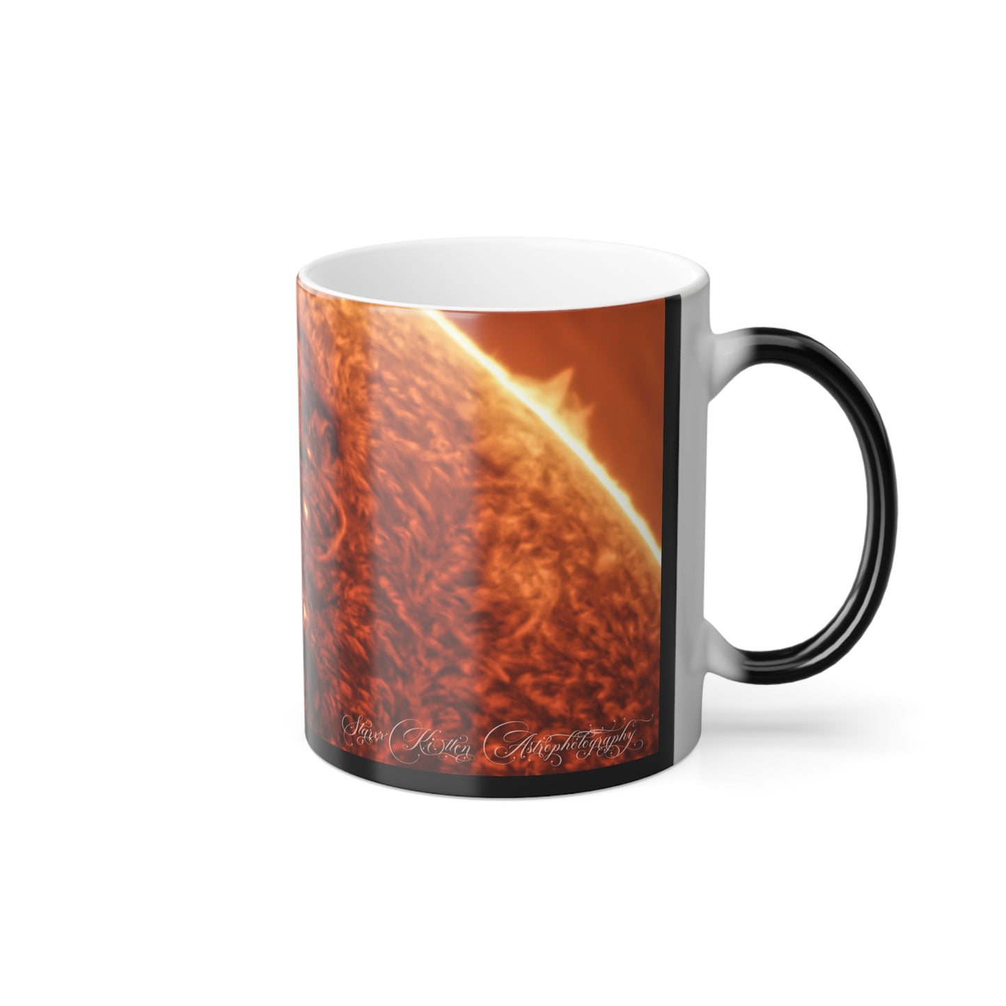 Starxxkitten Collection - The Sun in H Alpha - Color Morphing Mug