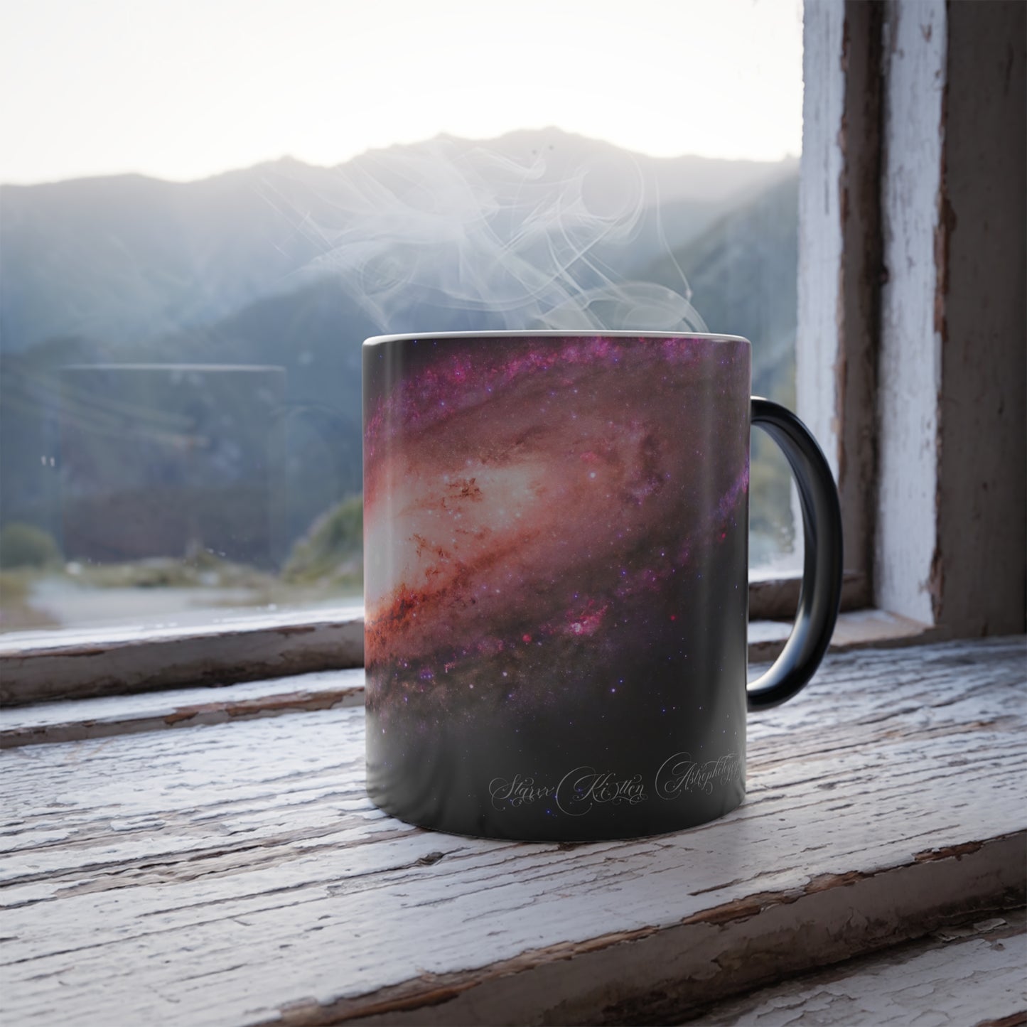 Starxxkitten Collection - Andromeda Galaxy - Color Morphing Mug, 11oz