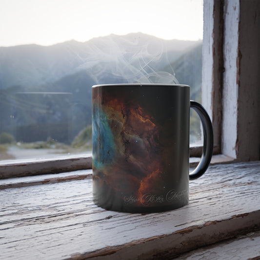 Starxxkitten Collection - Lagoon Nebula - Color Morphing Mug